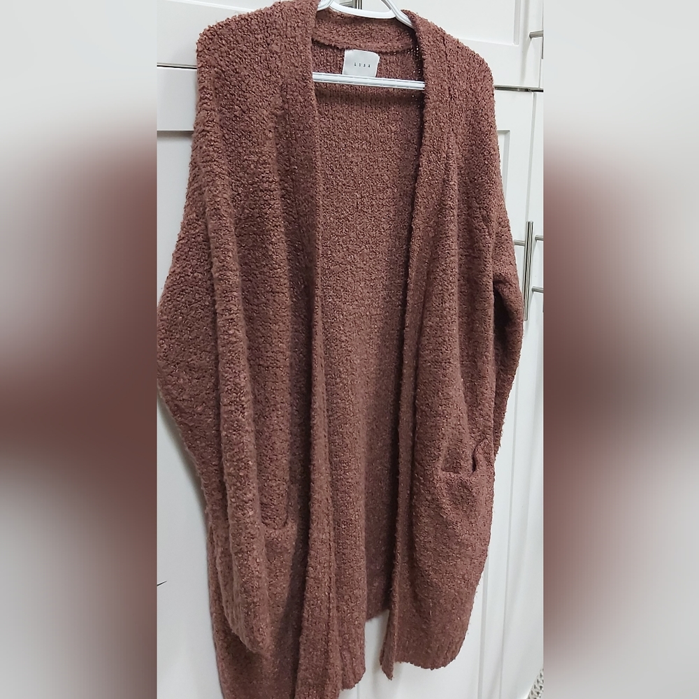 Lush open long cardigan